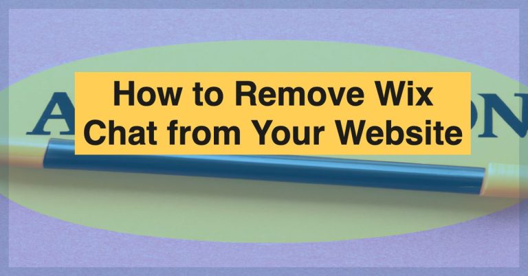 Why I Removed the Wix Live Chat from my Blog?